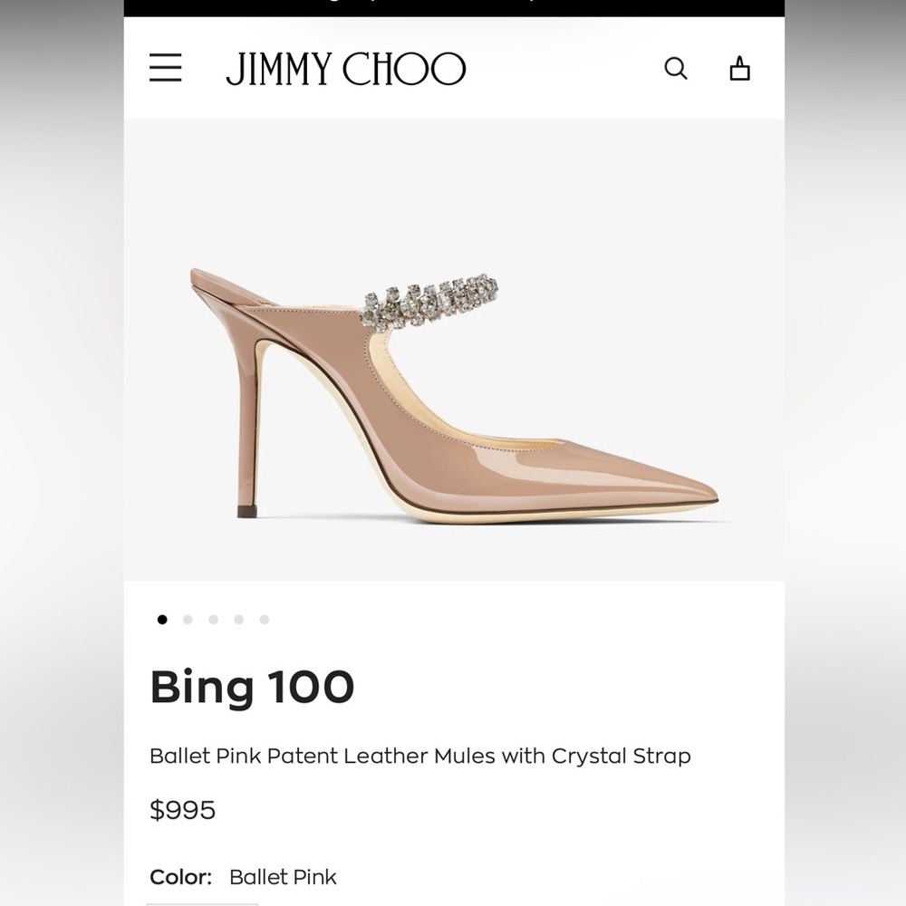 Jimmy Choo Bing 100 Mule